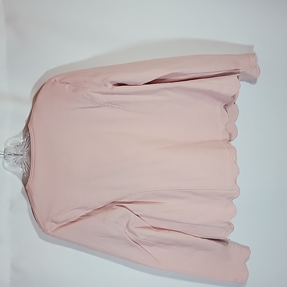 KATE & MALLORY | Pink Scalloped Edge Jacket - Picture 2 of 4